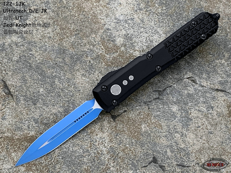 Microtech ΢ 122-1JK Ultratech D/E Blue Standard Jedi Knightʿս泬UT M390ɫմͿ ˫ֱ(ֻ